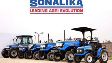 Business News | Sonalika Clocks Highest Ever May Overall Sales of 13,702 Tractors & Registers 11.42 Per Cent Domestic Growth to Surpass Industry (est. 2.7 Per Cent)