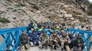 India News | Uttarakhand: BRO Personnel Reconstruct Bailey Bridge Connecting Kurkuti-Gamshali-Niti Road and Nitipass Road