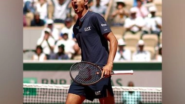 Sports News | French Open: Lorenzo Sonego Stuns Andrey Rublev in Five-set Thriller; Khachanov Advances