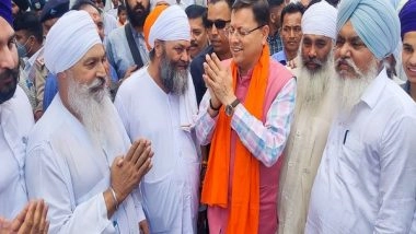 India News | Uttarakhand CM Dhami Inaugurates Jod Mela at Gurudwara Shri Reetha Sahib in Champawat