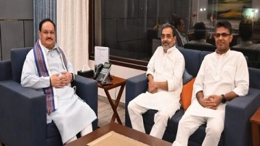 India News | RLJD President Upendra Kushwaha Calls on JP Nadda in Delhi