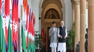 World News | India, Nepal Satisfied with Strides in Power Sector Cooperation: MEA