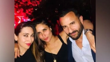 Entertainment News | Kareena, Saif Step out for Family Dinner with Karsma Kapoor, Pics Go Viral