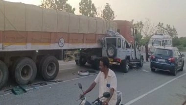 India News | Andhra: 4 Dead, 6 Injured After Vehicle Collides with Parked Lorry