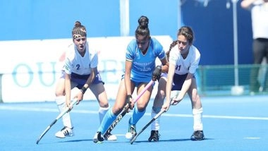 Sports News | Women's Junior Asia Cup 2023: India Junior Women's Hockey Team Registers Thumping 22-0 Victory Against Uzbekistan