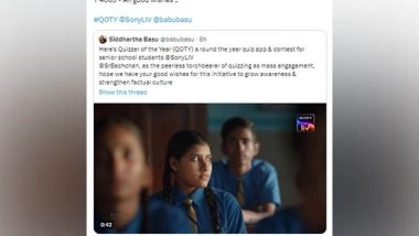 Business News | Sony LIV with Siddhartha Basu Presents 'Quizzer of The Year' - A Quizzing Extravaganza for Students