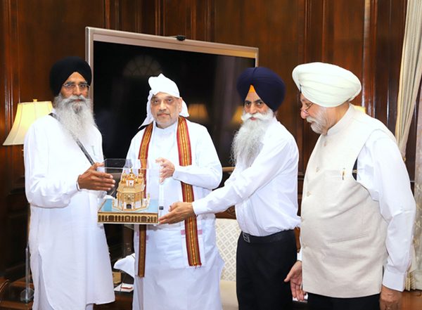 India News | SGPC Delegation Meets Union Home Minister Amit Shah in New Delhi