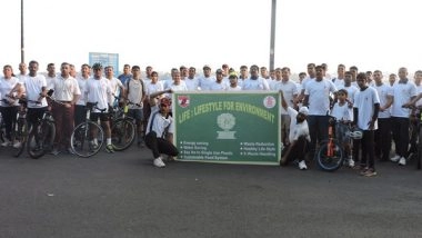 India News | MP: Sudarshan Chakra Corps Organises Cycle Rally to Raise Awareness Ahead of World Environment Day