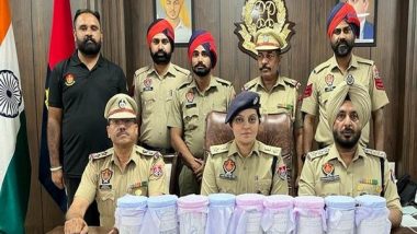 India News | Punjab: Police Arrest Two Narcotics Smugglers, Recover over 9 Kg of Heroin