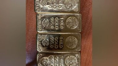 India News | Maharashtra: 10 Kg Gold Worth Rs 6.2 Crores Seized, Four Arrested in Mumbai