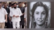 Entertainment News | Maharashtra CM Eknath Shinde Pays Last Respect to Veteran Actor Sulochana Latkar