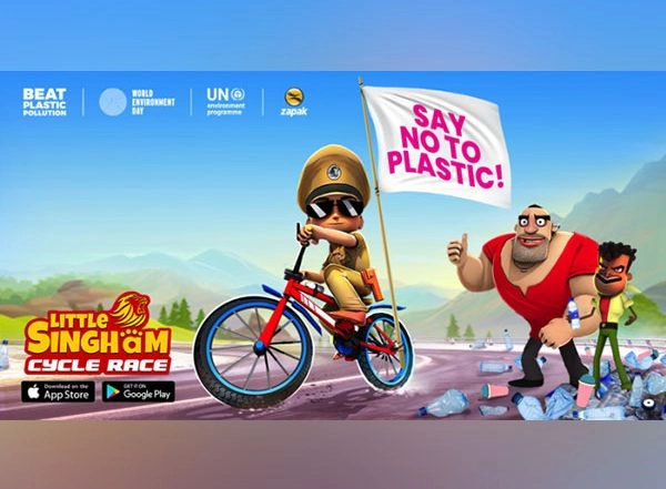 Business News | Reliance Entertainment's Games - Little Singham and Little Singham Cycle Race - Inspire Eco-Consciousness on World Environment Day with Plastic Hazard Awareness