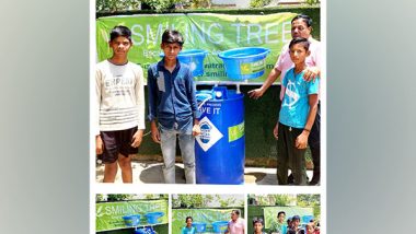 Business News | World Environment Day Smiling Tree Promotes Water Conservation by Displaying a Demo Model for Water Harvesting