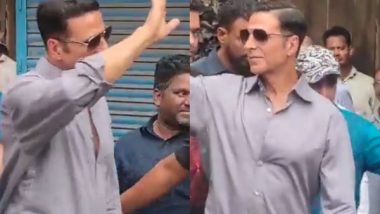 Akshay Kumar Greets Excited Fans As He Shoots For His Next At Delhi's Jama Masjid (Watch Video)