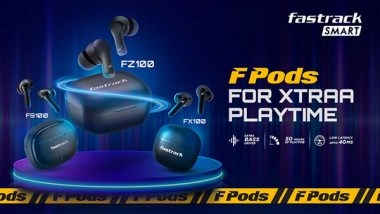 Business News | Fastrack Smart Brings New TWS Series FPods, Designed for Indian Consumers with Extra Bass, Long Battery and Gaming Mode