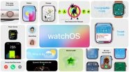 Tech News | WWDC 2023: Apple Introduces WatchOS 10, Check out New Features