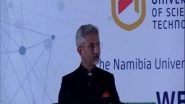World News | EAM Jaishankar Inaugurates IT Centre at Namibia University Built with Indian Assistance