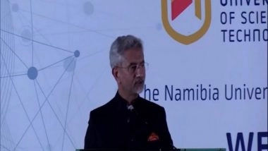 World News | EAM Jaishankar Inaugurates IT Centre at Namibia University Built with Indian Assistance