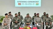 World News | Sixth Edition of India-Maldives Exercise 'Ekatha' Involving Navies Underway