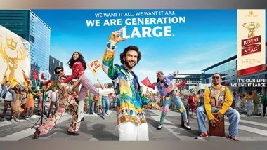 Business News | Seagram's Royal Stag Launches Its New Live It Large Campaign Featuring Brand Ambassador Superstar Ranveer Singh
