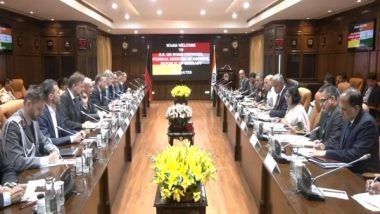 World News | Defence Minister Rajnath Singh, German Counterpart Boris Pistorius Hold Bilateral Talks