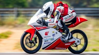 Sports News | Double Win for Rider Kavin Quintal in IDEMITSU Honda India Talent Cup