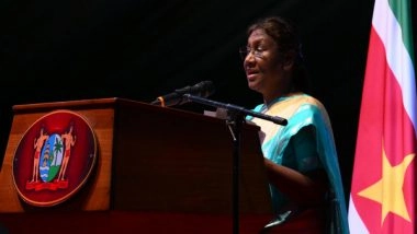 World News | India, Suriname Partnership Grounded in Common Historical Experience of Colonialism: President Droupadi Murmu
