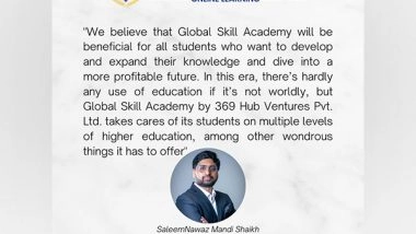 Business News | Global Skill Academy by 369Hub Ventures Revolutionizes Education Sector with World-class Courses in India, UAE & USA