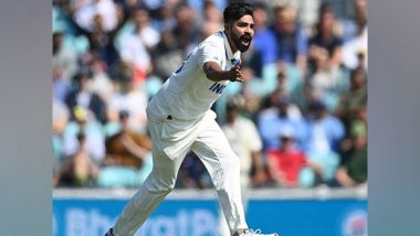 Sports News | Mohammed Siraj Completes 50 Wickets in Test Cricket