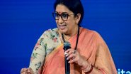 Sports News | Hope All Our Athletes Will Make India Proud: Union Minister Smriti Irani on Indian Special Olympics Contingent