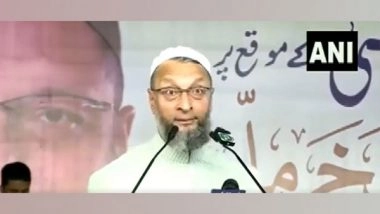 India News | 'Who is Godse-Apte Ki Aulad?' Asks AIMIM Chief Owaisi on Fadnavis' 'Aurangzeb' Remarks over Kolhapur Clashes
