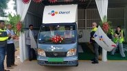 Business News | Future-Ready Logistics: CJ DARCL Embraces Sustainability with Electric Vehicle Debut for Intra-City Cargo Run!