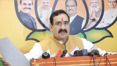 India News | Five New Police Stations Will Be Opened to Strengthen Law and Order in Madhya Pradesh: Home Minister Narottam Mishra