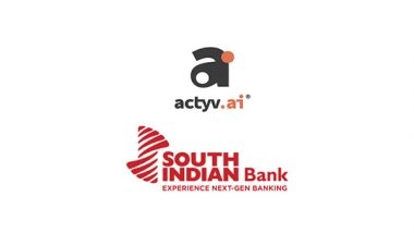 Business News | South Indian Bank Partners with Actyv.ai to Offer GST-Based Loans and Wins Digital CX Awards