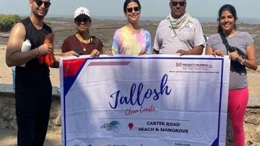 Business News | Carter Road Clean Up Drive Celebrates 100 Weeks Combating Plastic Pollution