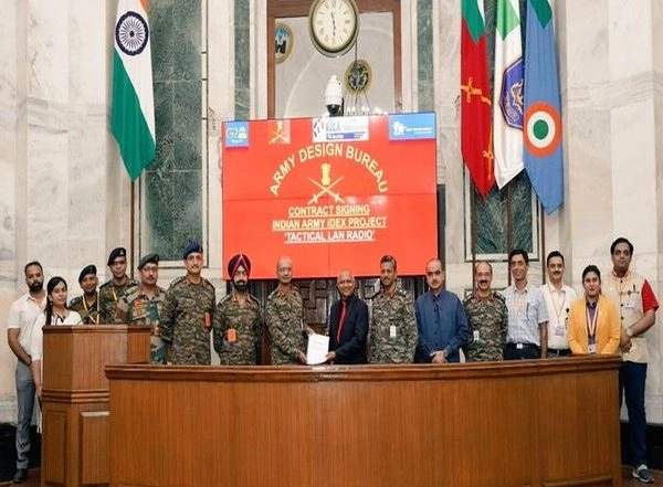 India News | Indian Army Signs Procurement Contract of 'Tactical Lan Radio' Through IDEX