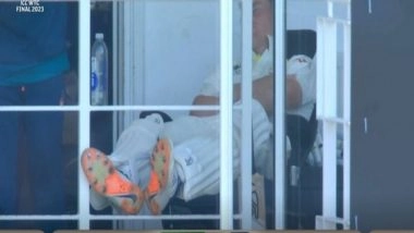 Sports News | WTC 2023 Final: Sleeping Marnus Labuschagne Walks out to Bat Minutes Later After Warner's Early Dismissal