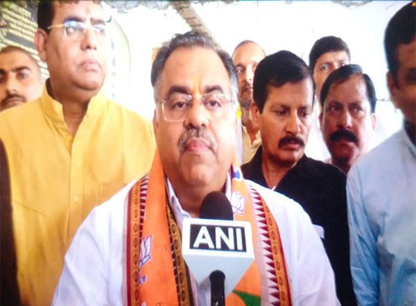 India News | MP: BJP's National General Secretary Tarun Chugh Reaches Gwalior on 4-day Visit