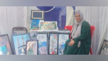 India News | Meet Saiqa Rashid Who Weaves Inspirational Art, Calligraphy from Heart of Kashmir