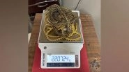 India News | Kerala: Customs Dept Seizes Gold Worth Rs 1.21 Crores at Kochi Airport