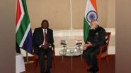 World News | PM Modi Discusses Cooperation in BRICS with South African President Ramaphosa During Telephone Conversation