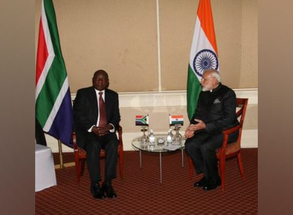 World News | PM Modi Discusses Cooperation in BRICS with South African President Ramaphosa During Telephone Conversation