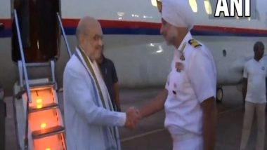 India News | Amit Shah Arrives in Visakhapatnam, to Address Public Meeting