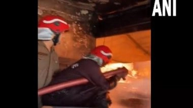 India News | Fire Breaks out at Factory in Delhi's Kirti Nagar