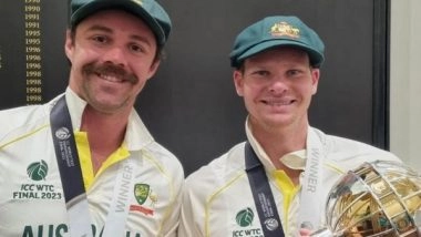 Sports News | Centurions Steve Smith, Travis Head Celebrate World Test Championship Final Win in Style