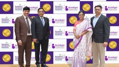 Business News | Rainbow Children's Hospital and BirthRight by Rainbow, Banjara Hills, Hyderabad Gets JCI Accreditation