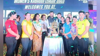 Sports News | Women's Kabaddi League Trophy Unveils in Indore; Tournament to Be Held in Dubai