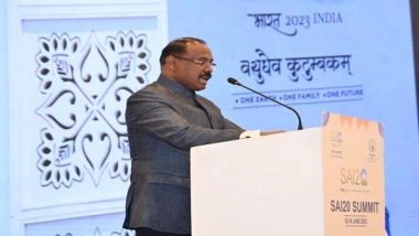 Business News | CAG Girish Chandra Murmu Chairs Second SAI20 Meeting in Goa