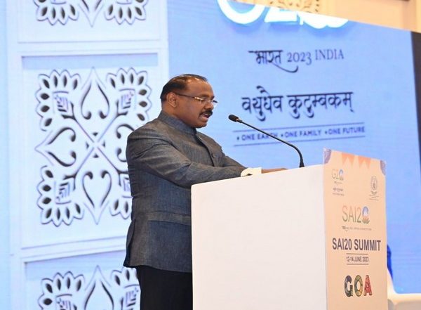 Business News | CAG Girish Chandra Murmu Chairs Second SAI20 Meeting in Goa