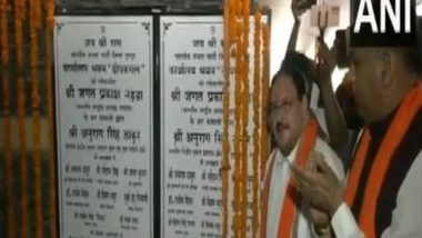 India News | Himachal Pradesh: JP Nadda Inaugurates BJP Office in Kangra